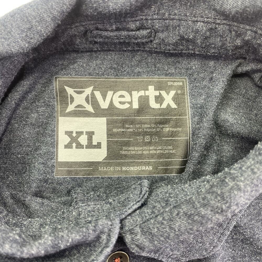 Vertx Shirt Men's XL Polo Gray Concealed Carry Assessor Performance Short Sleeve - Picture 3 of 7